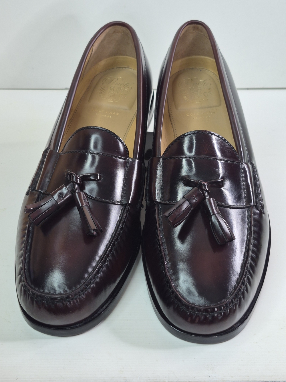Cole Haan Classic Men's Tassel Loafers in Burgundy